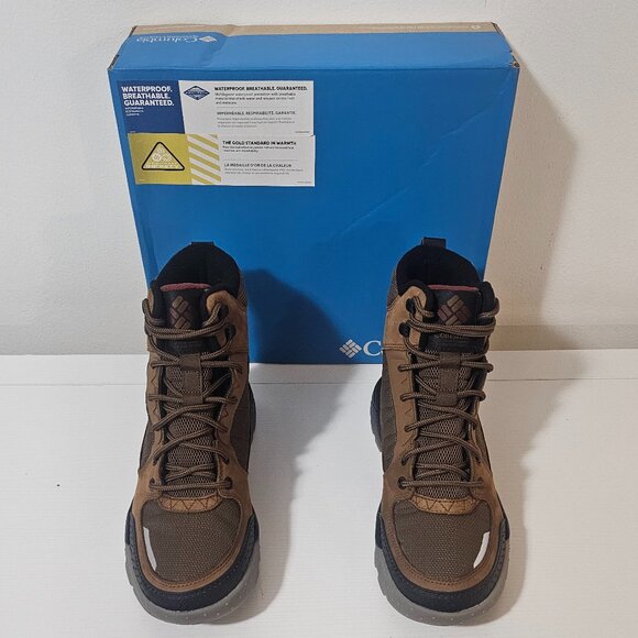Columbia Portlander Omni-Heat Infinity Boot /Dark Brown, Spice/ Men\'s Size 8 main image 5